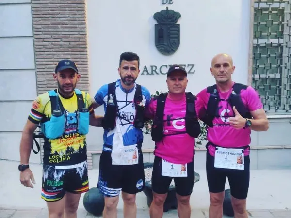 Fundadores del Reto Higinio en Árchez
